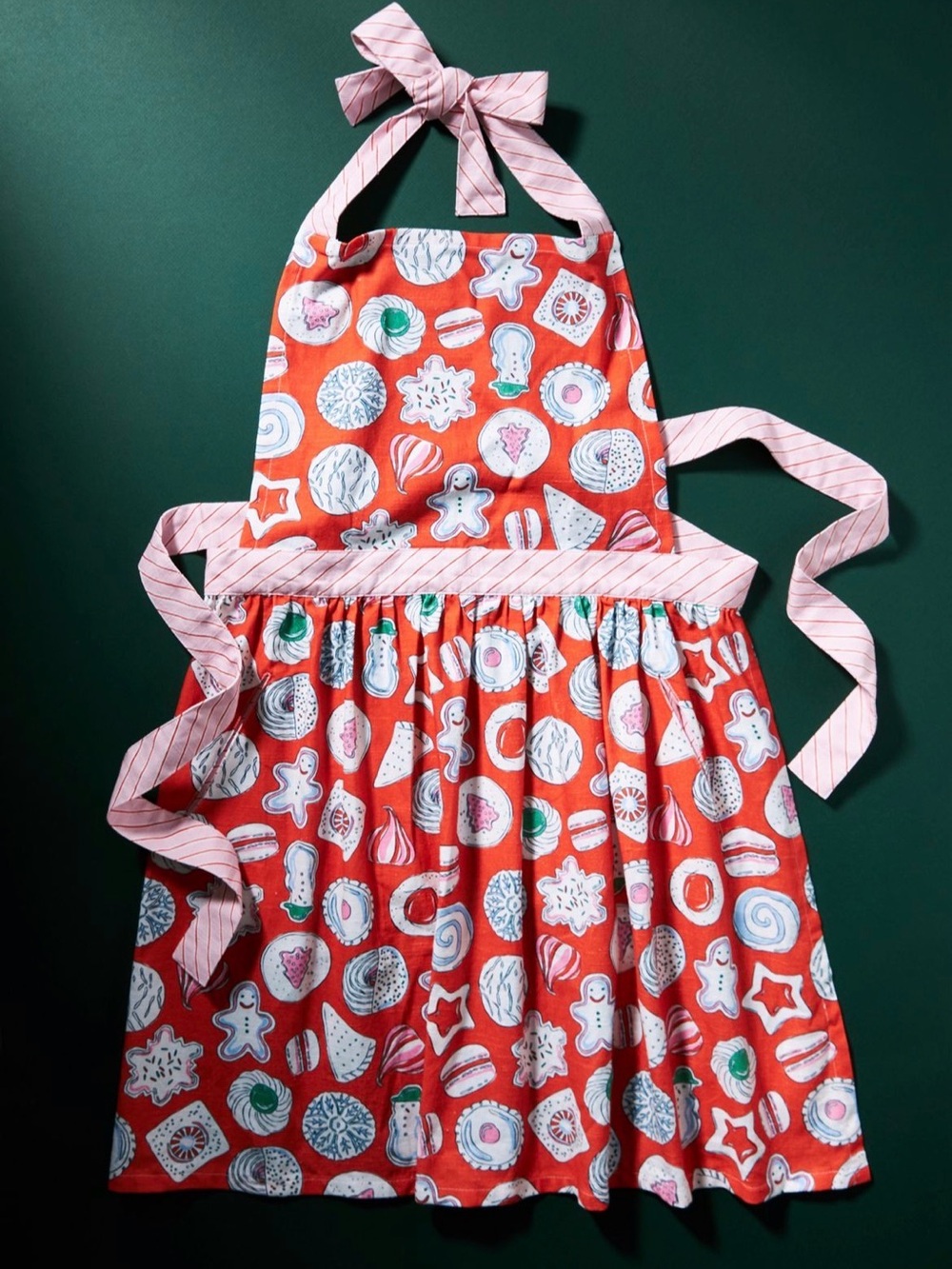 Anthropologie and George and Viv kids Christmas cookie apron